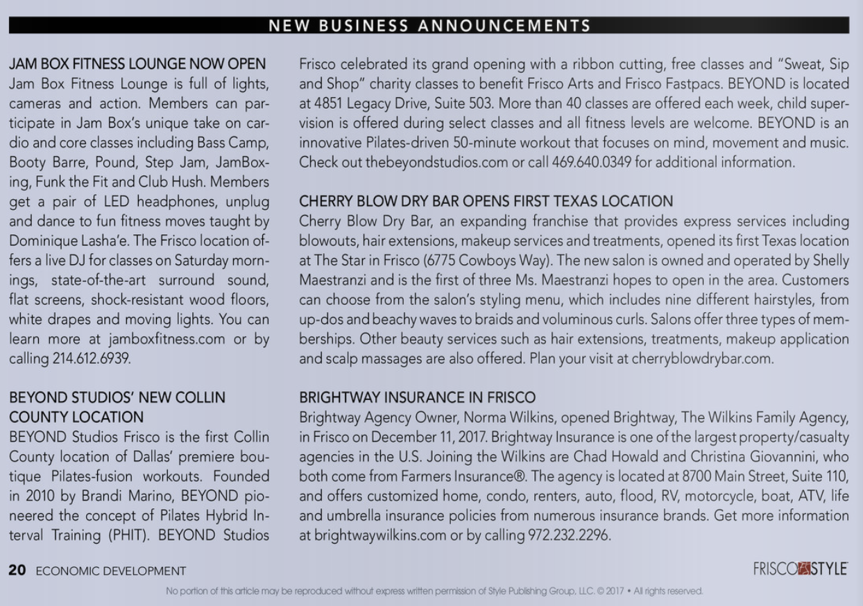 Cherry Blow Dry Bar Opens First Texas Salon